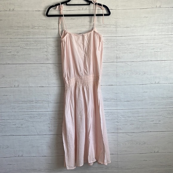 J Crew Boho Drawstring Oversized Mid Dress l SIZE S - Picture 2 of 6